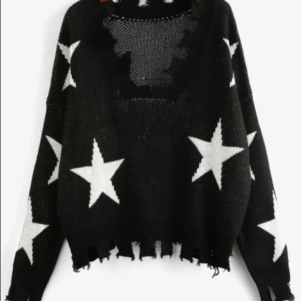zaful star sweater